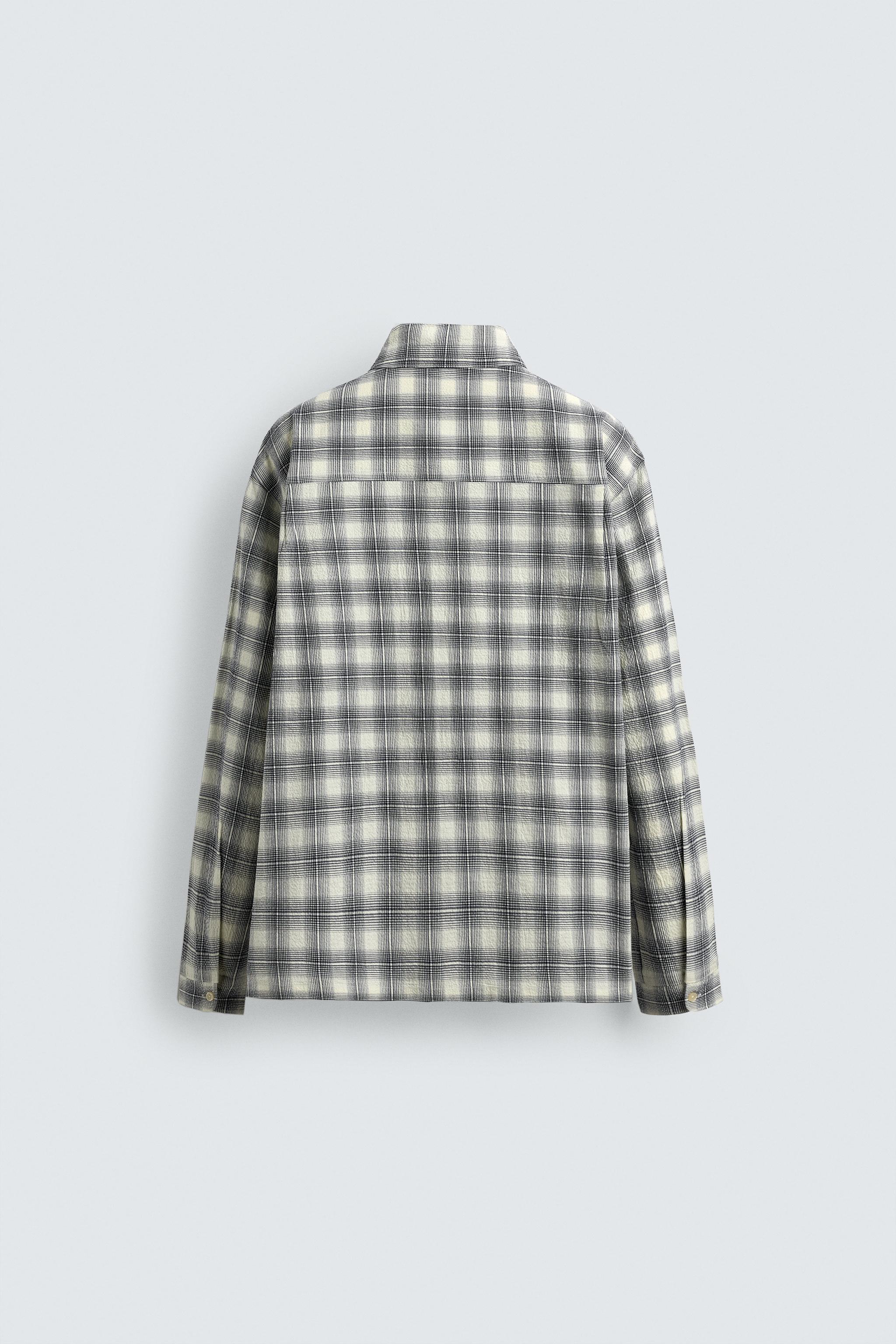 CHEMISE BOXY FIT À CARREAUX
